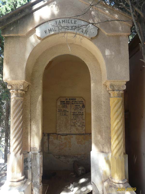 Stèle de SAFAR Emile